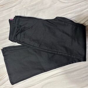 Edikted Black Luna Faux Leather Pants